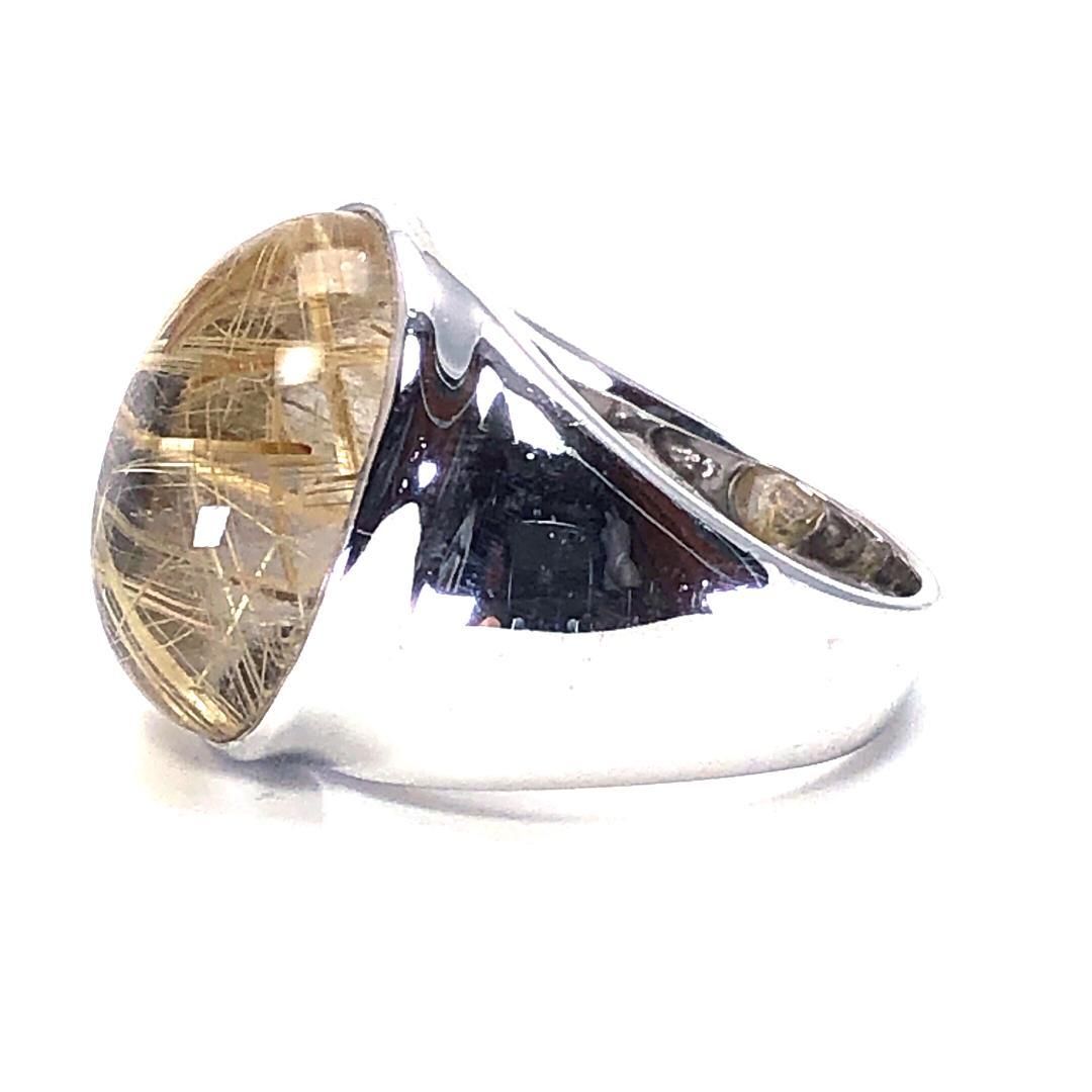 ゴールドルチルクォーツ 16号 ゴールドルチルクォーツ SV925 パラジウム シルバー ゴールド クリア WWW_SHINETEETH_COM