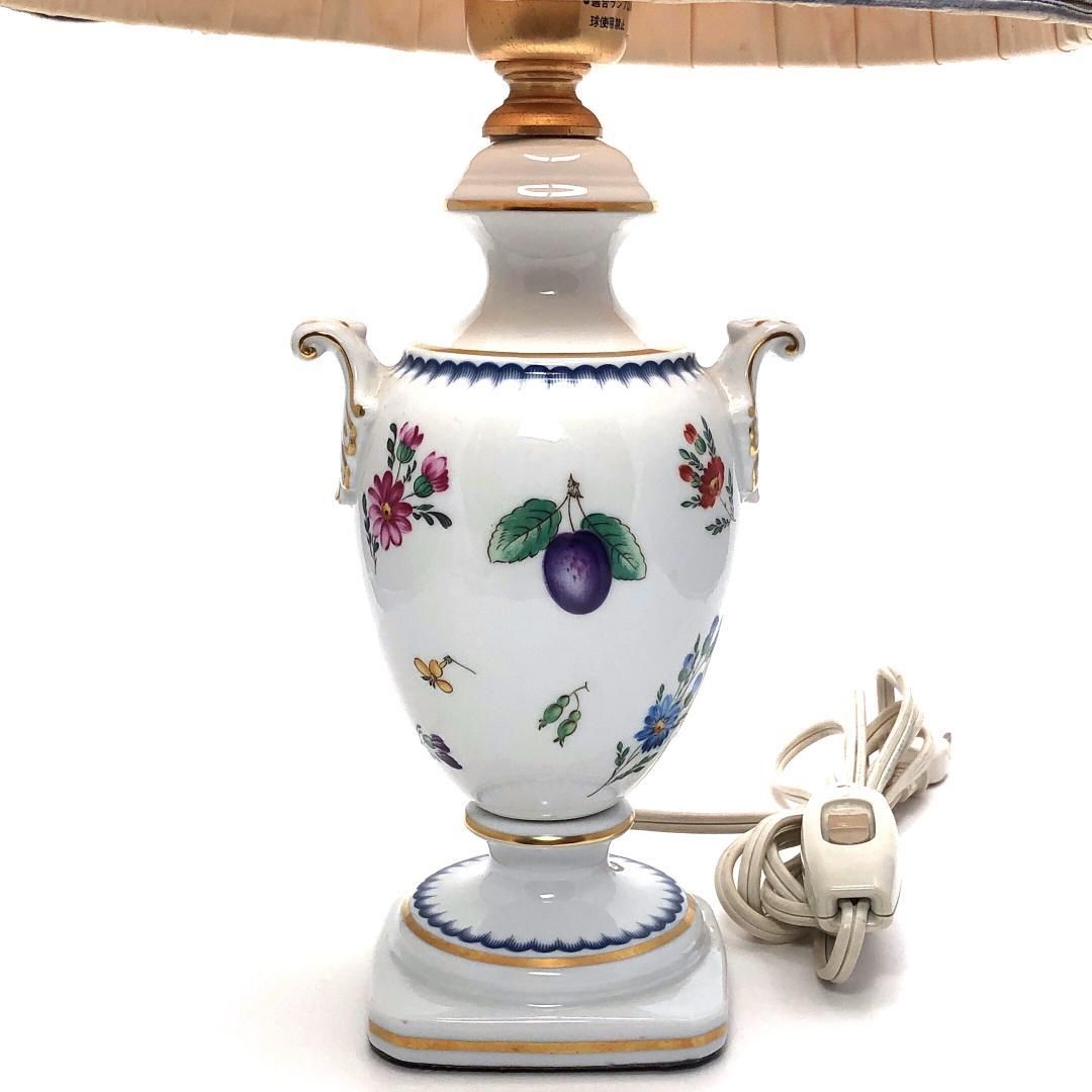 稼働 売り切り品 Richard Ginori リチャードジノリ イタリアアンフルーツ テーブルランプ 陶器 ホワイト マルチ