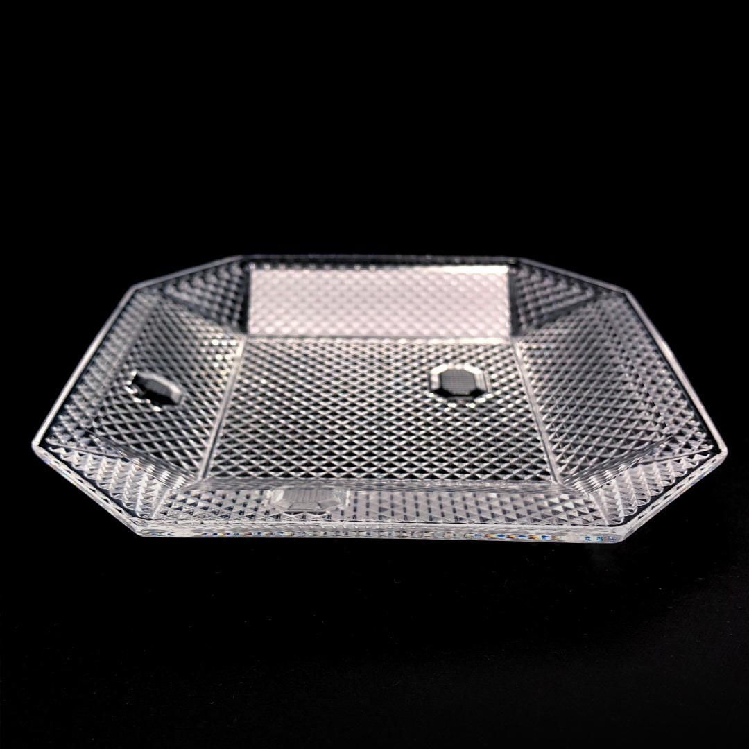 き Baccarat バカラ プレート トレー パンピーユスクエア クリスタルグラス クリア BC517 NEXPOTALLINN_EU