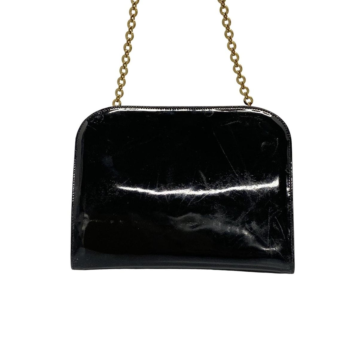 黒 チェーンショルダー