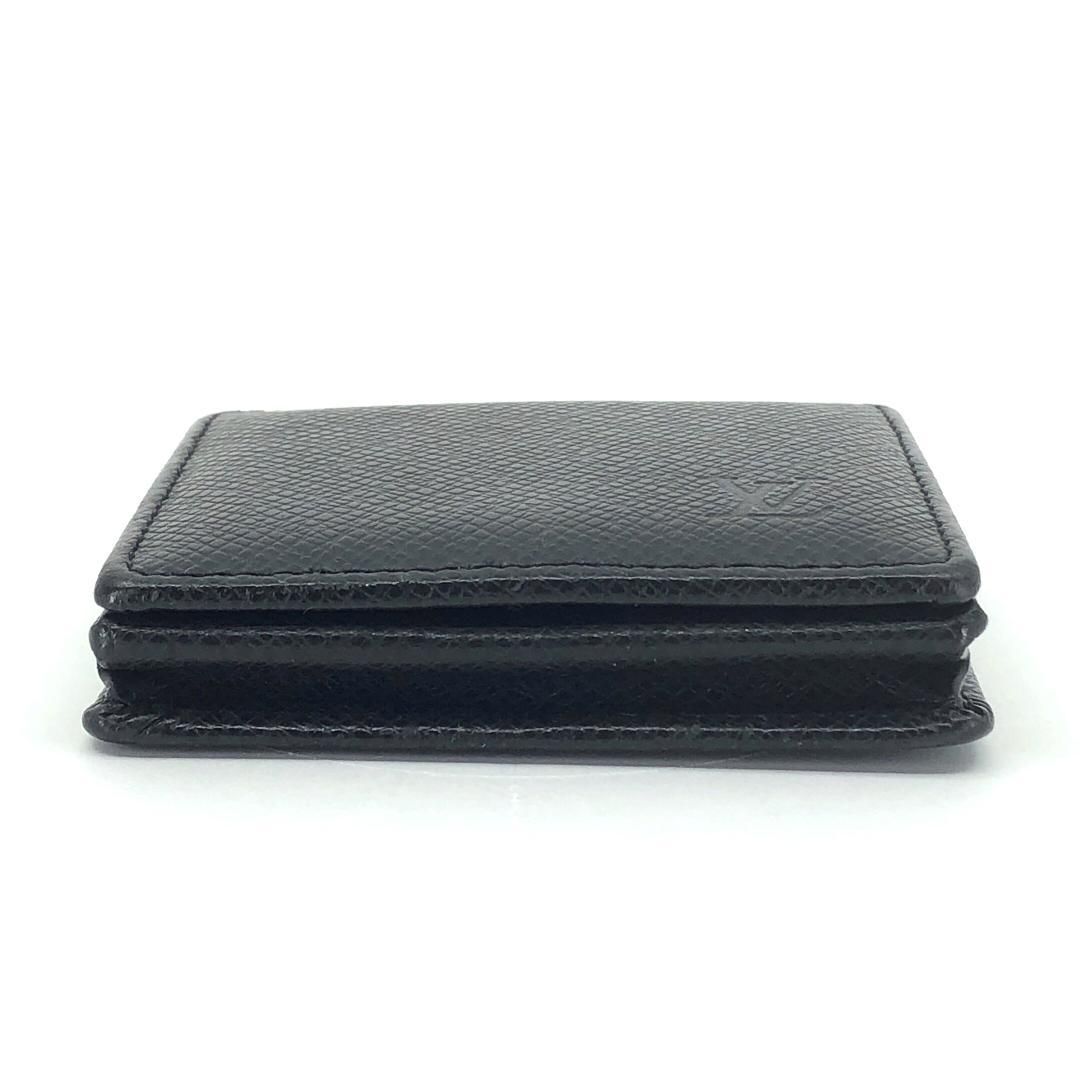 LOUIS VUITTON ルイヴィトン コインケース ポルトモネ ボワット タイガ M 30382 レザー ブラック