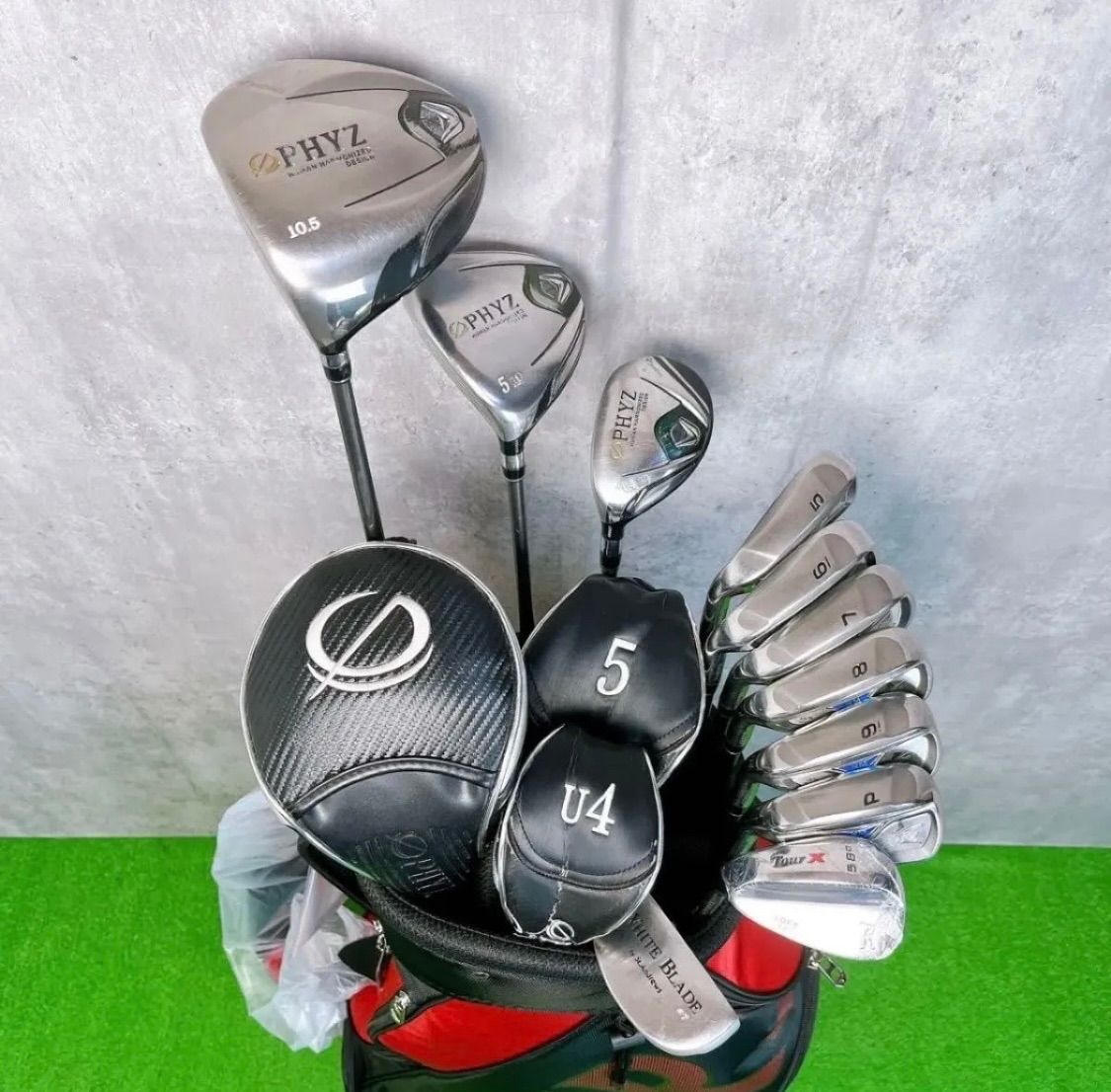 レフティ ブリヂストン ファイズ ゴルフクラブセット 左打ち 11本 メンズ 入門者 TOUR STAGE PHYZ