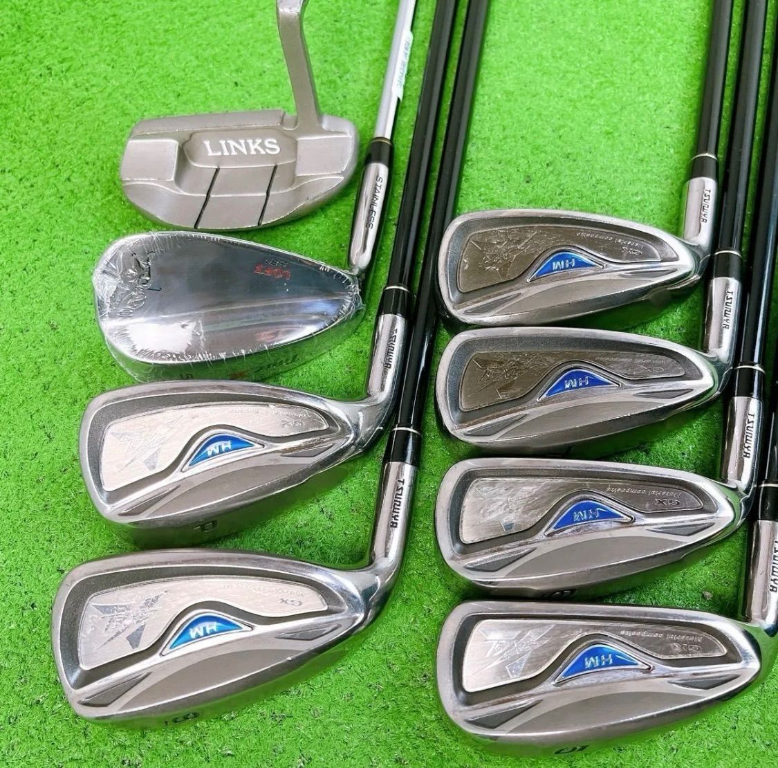 貴重レフティ ブリヂストン ファイズ ゴルフクラブセット 左打ち 11本 メンズ 中古】【良品】【送料無料】レフティ ブリヂストン ファイズ ゴルフ