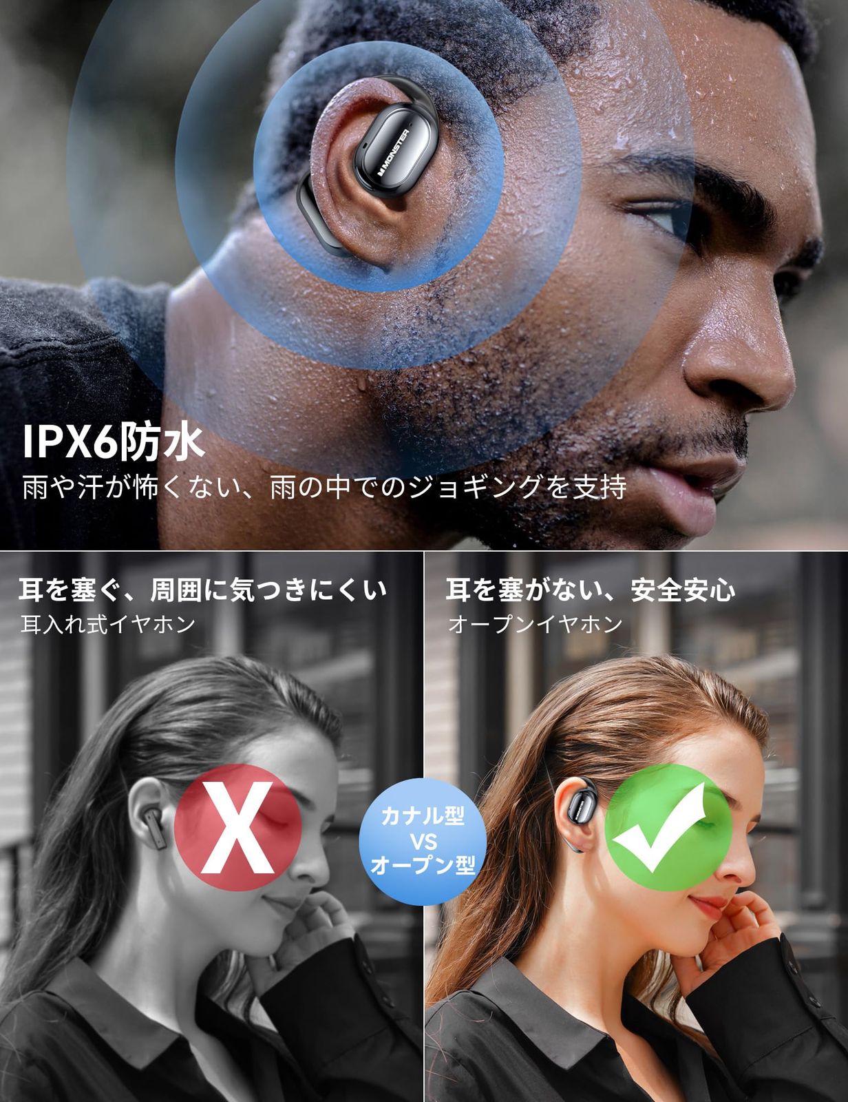 みみをふさがない 空気伝導