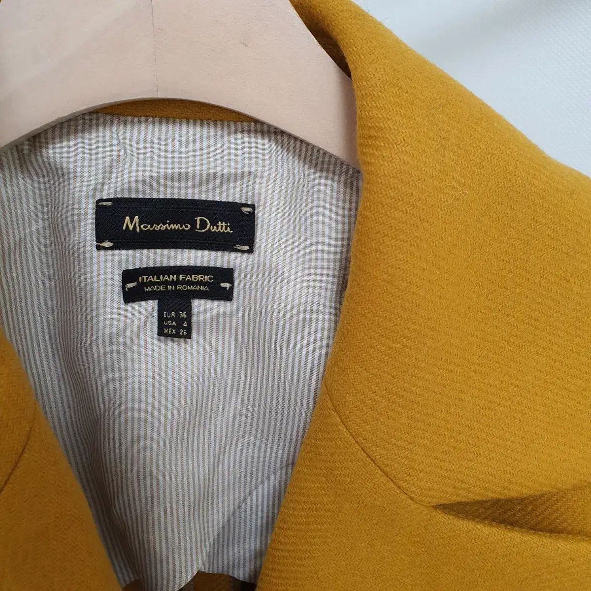 マッシモ ドゥッティ 軽量 ワイドカラ ウールコート