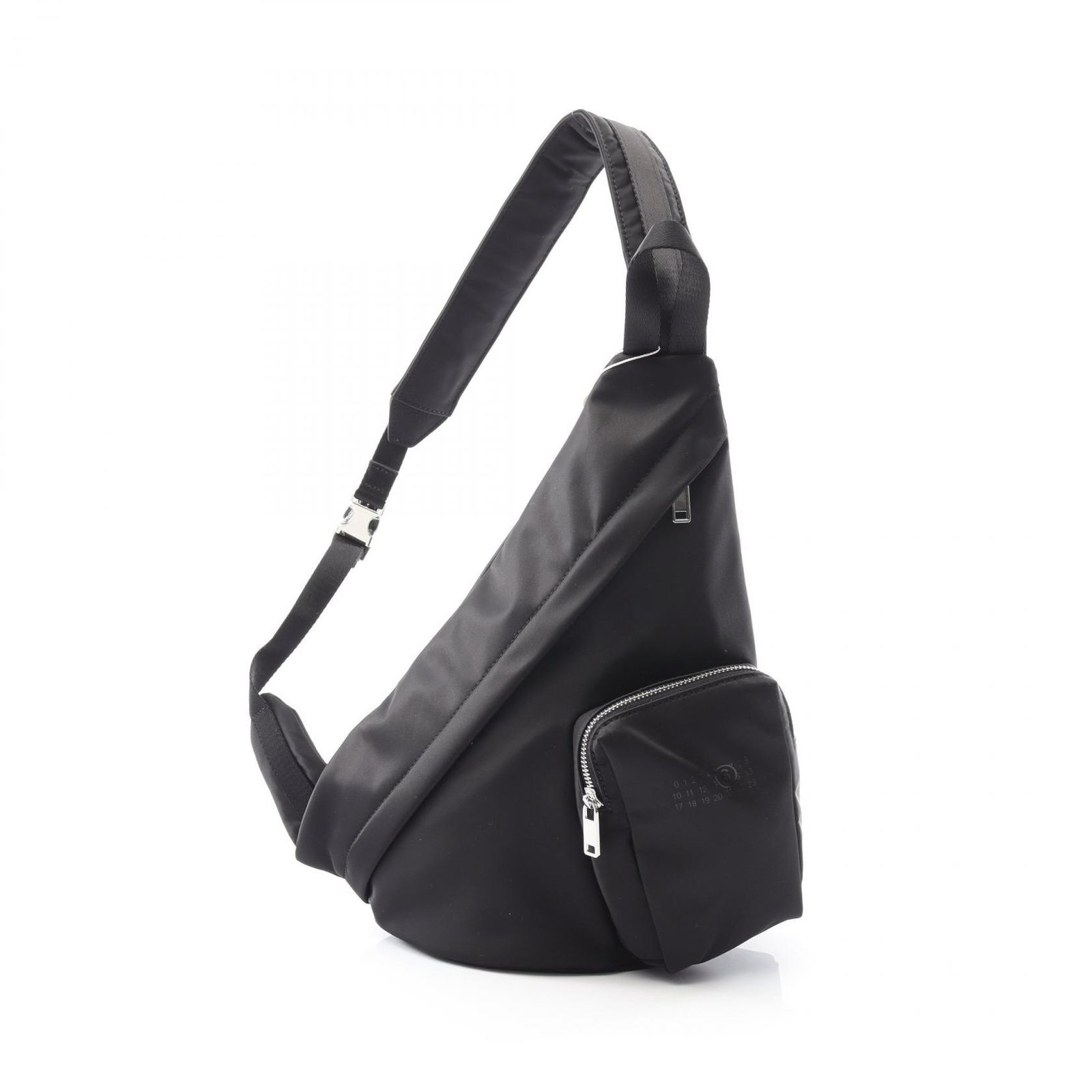 エムエムシックス MM6 ウエストバッグ ボディバッグ JAPANESE SLING BAG ジャパニーズ M60820P6416T8013 ブラック ナイロン クロスボディバッグ レディース