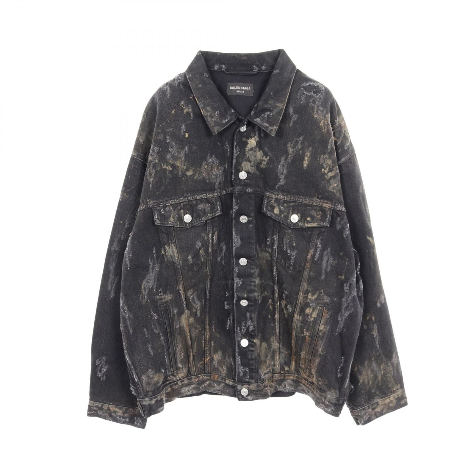 バレンシアガ BALENCIAGA デニムジャケット 748022 TBP47 その他 デニムジャケット ユニセックス Used A