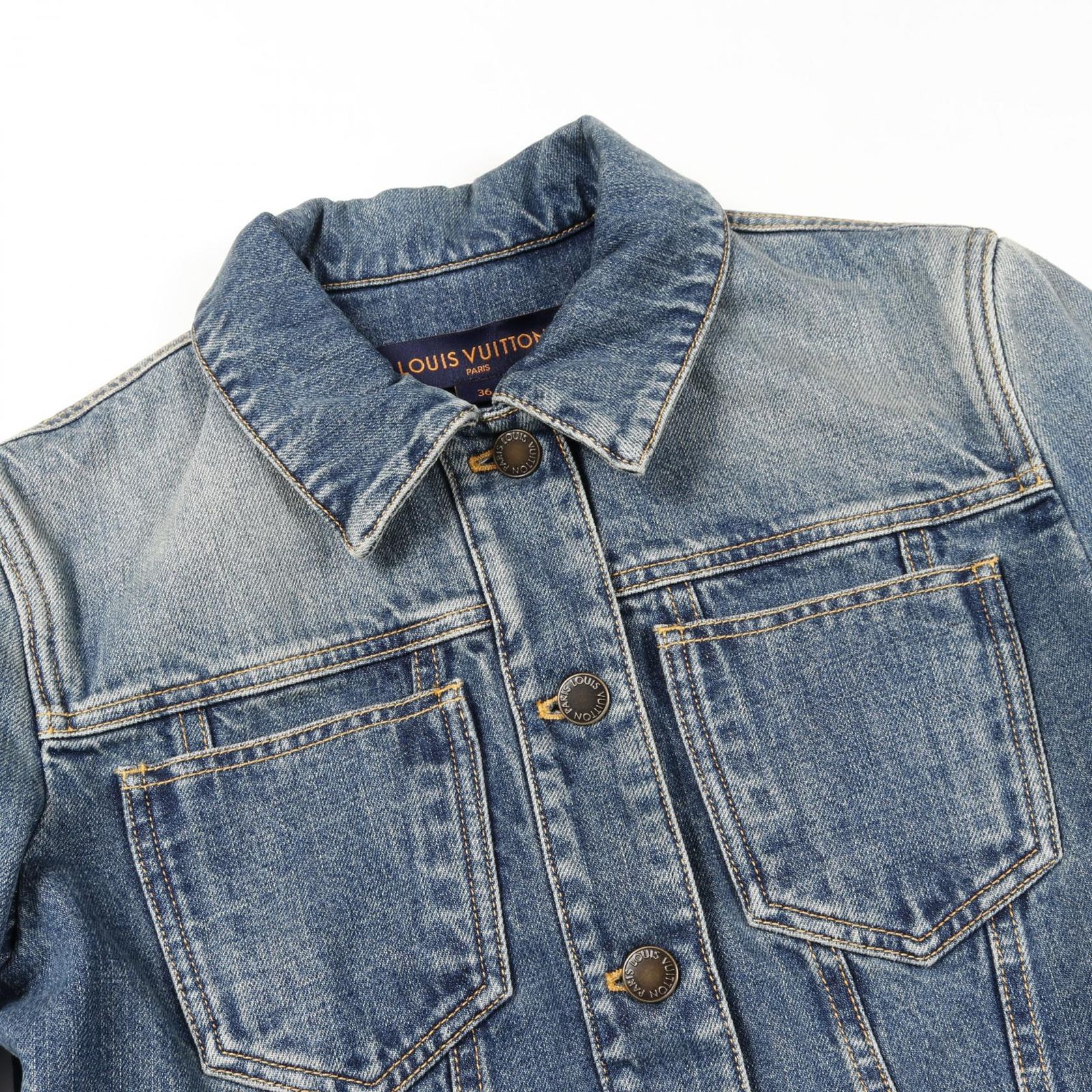 ルイ ヴィトン LOUIS VUITTON デニムジャケット RW241WW GM1 FQJA20 その他 デニムジャケット レディース Used A GULLKHAN_COM