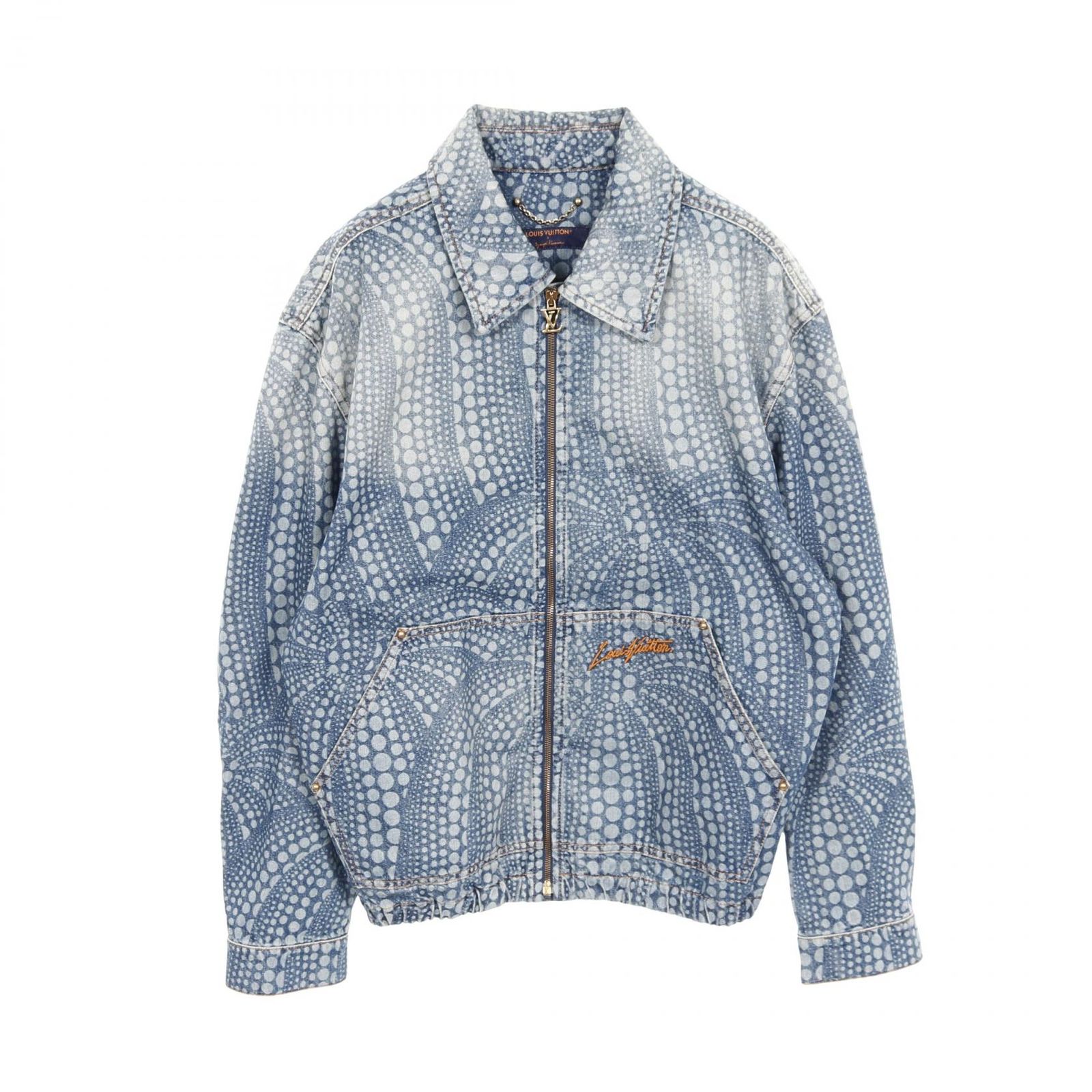 ルイ ヴィトン LOUIS VUITTON デニムジャケット LV YK オールオーバーパンプキン RM 232 H YN 3 HOA 30 W デニム メンズ A