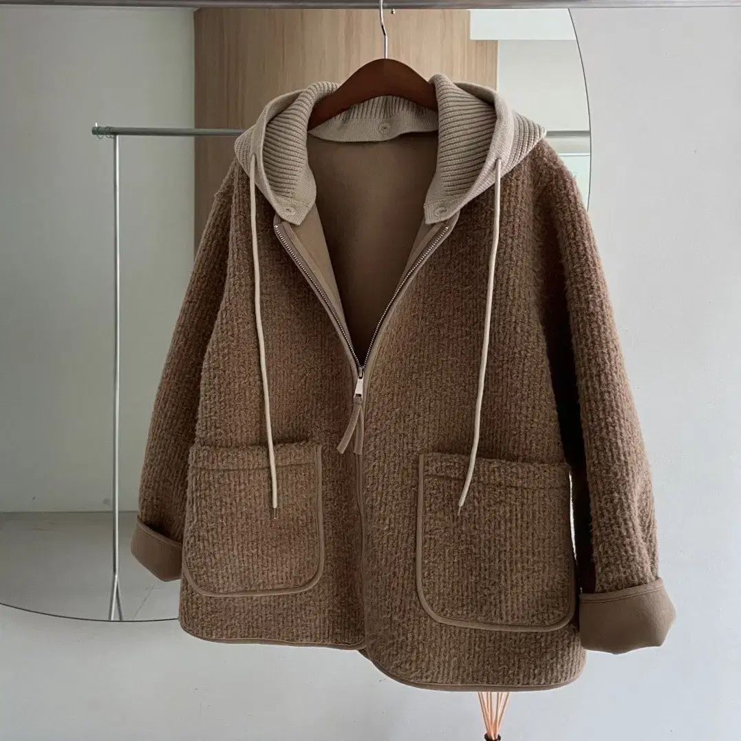 フード取り外し LEEムートン 3COLOR