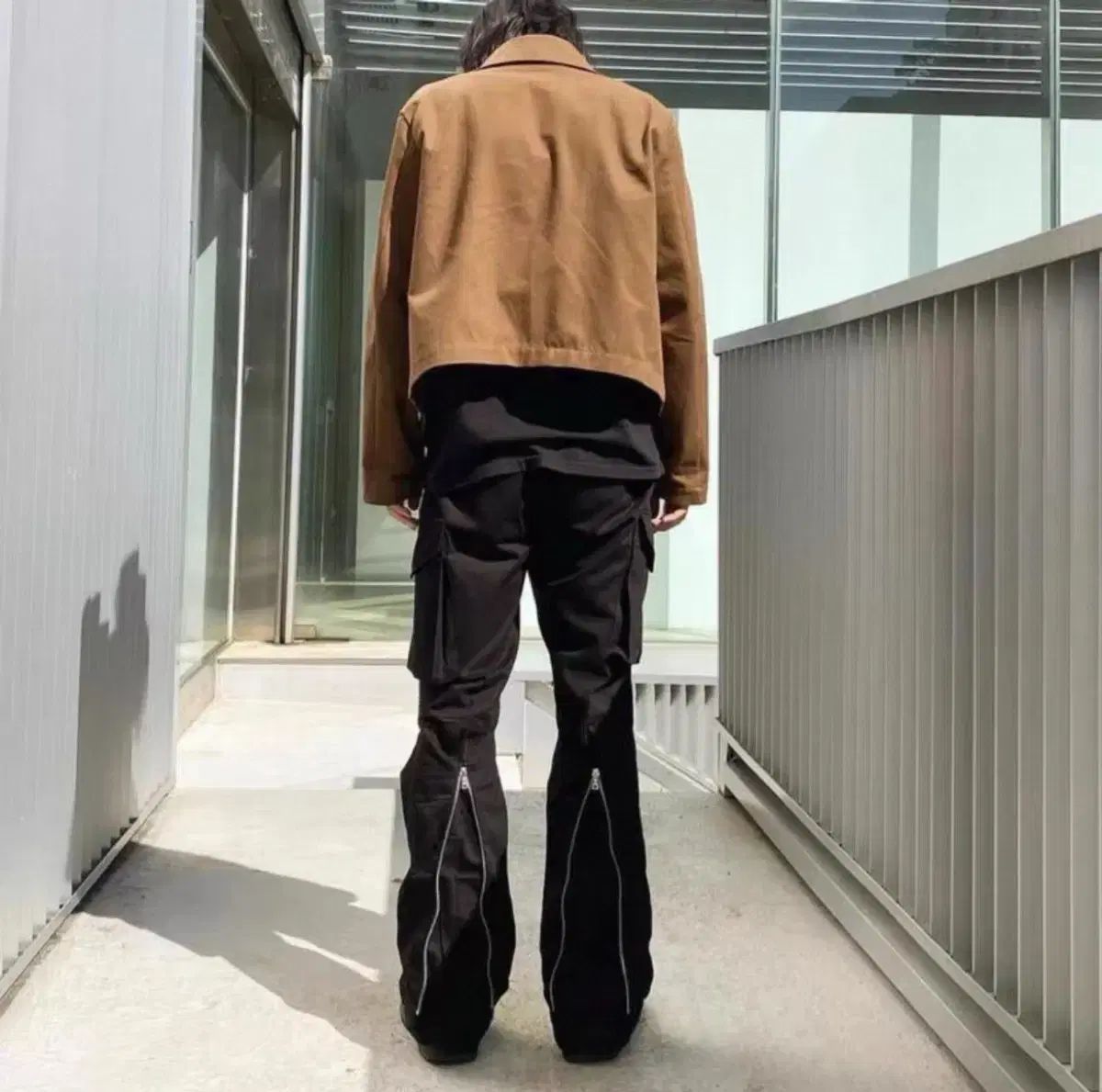 カーマウェア アワーグラス バッグジッパー カーゴパンツ