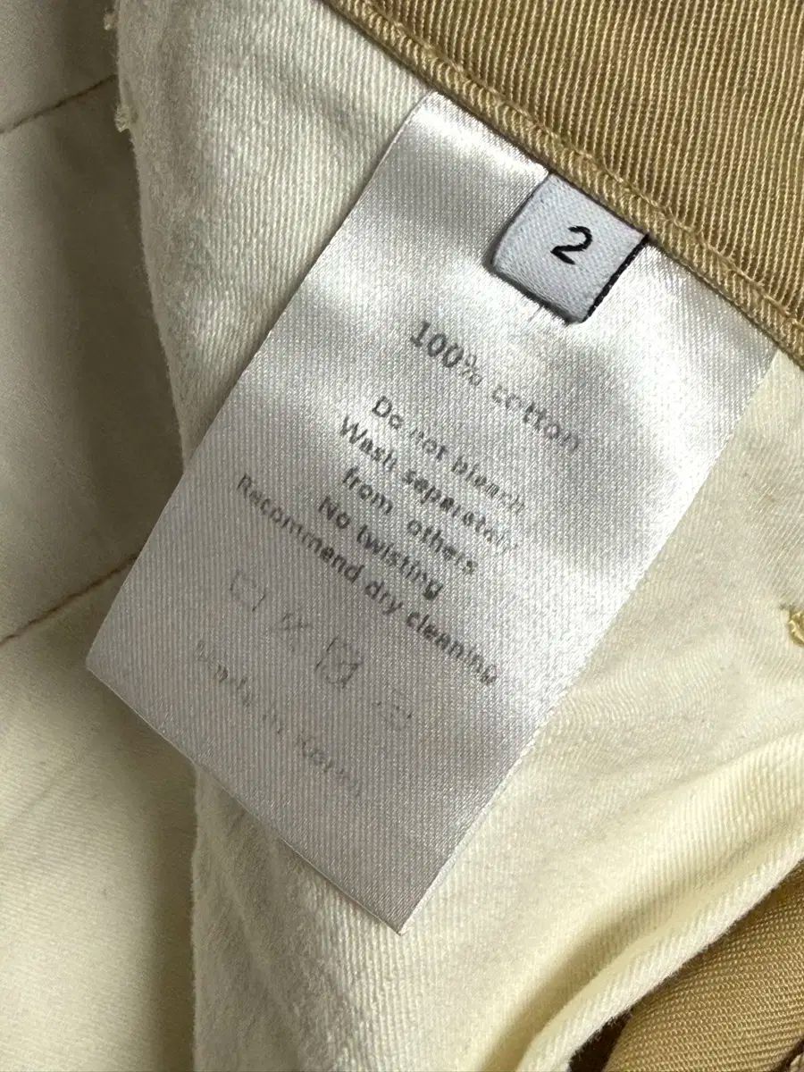 SEW オフィサー チノ ボタンフライ