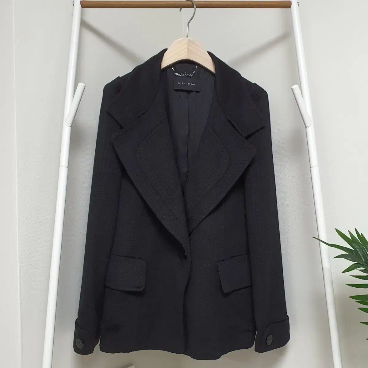 ハンサンミシャ アルパカウール ハーフコート