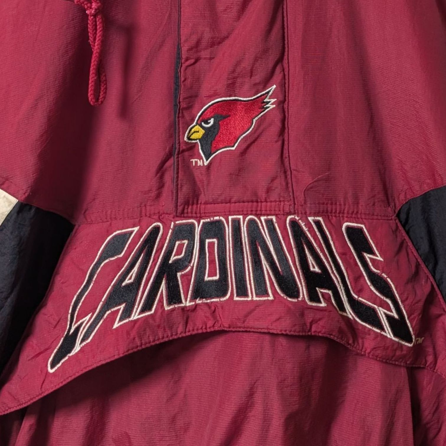90s NFL 58 SPORTS アリゾナ カージナルス ナイロンジャケット STARTER/スターター/PRO LINE】 90s NFL Arizona Cardinals PULLOVER