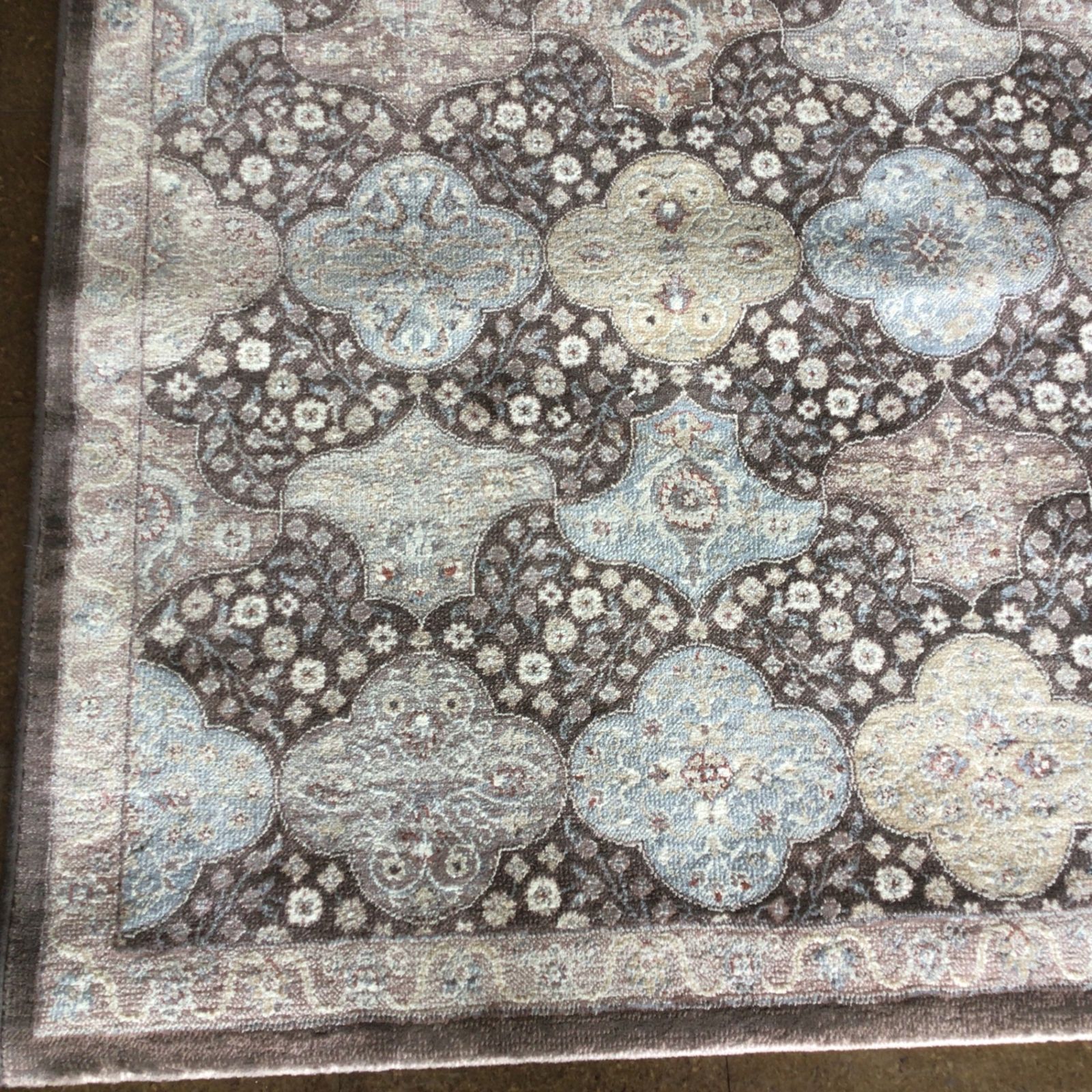 11043 ベルギー製 PREVELL プレーベル ウィルトンカーペット ラグマット 絨毯 160×230cm モダンデザイン ラグジュアリー ペルシャ絨毯風 インテリア