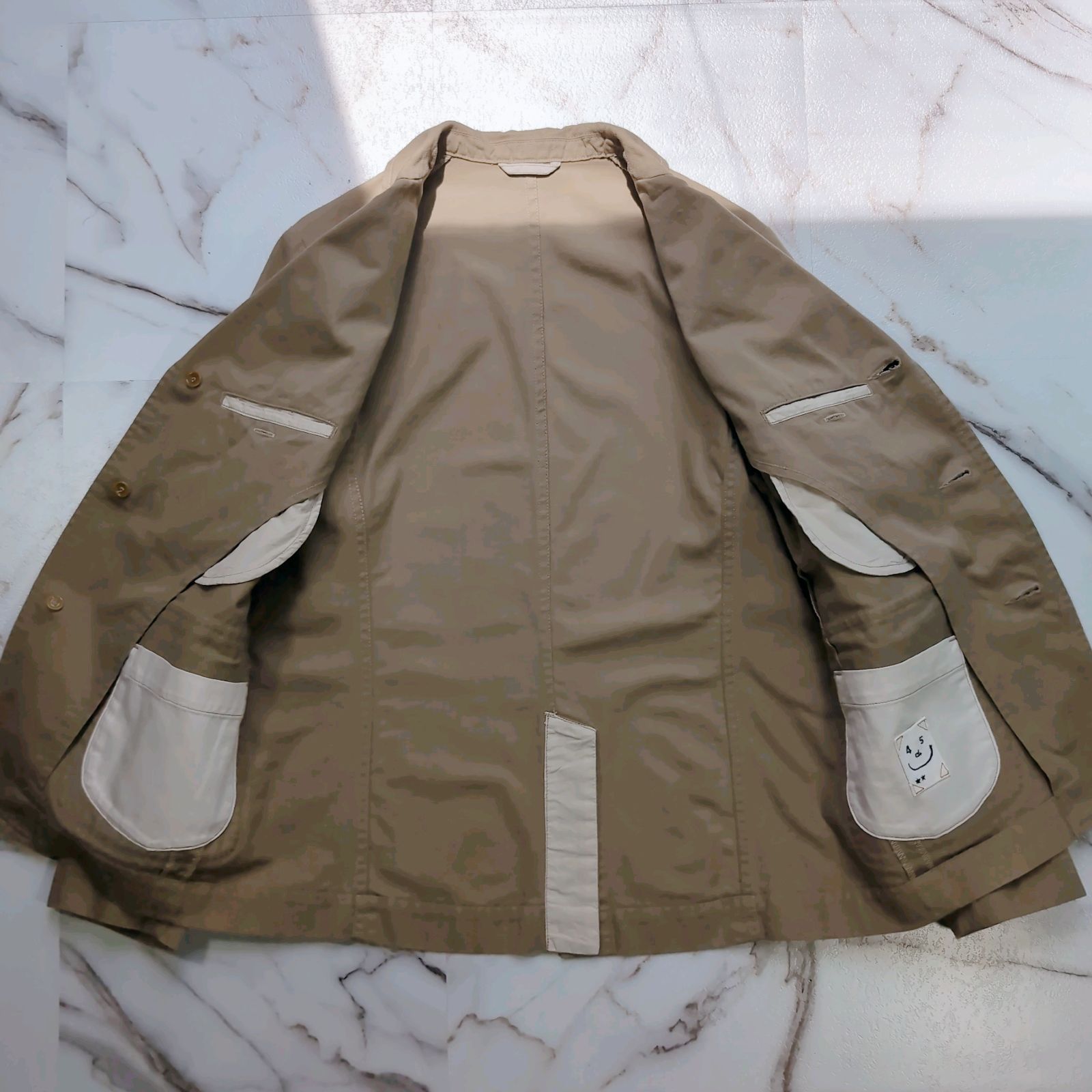 45r おこめチノの908ブレザー M ライトブラウン 定価6.6万 - メルカリ