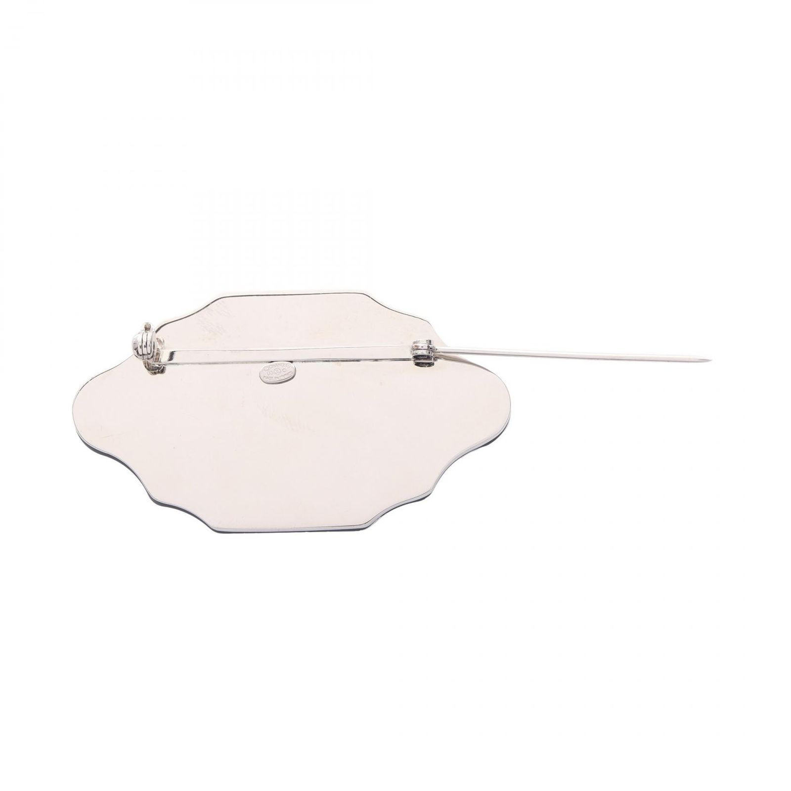 シャネル CHANEL ブローチ ココマーク ミラー ステンレススチール ブローチ レディース Used A