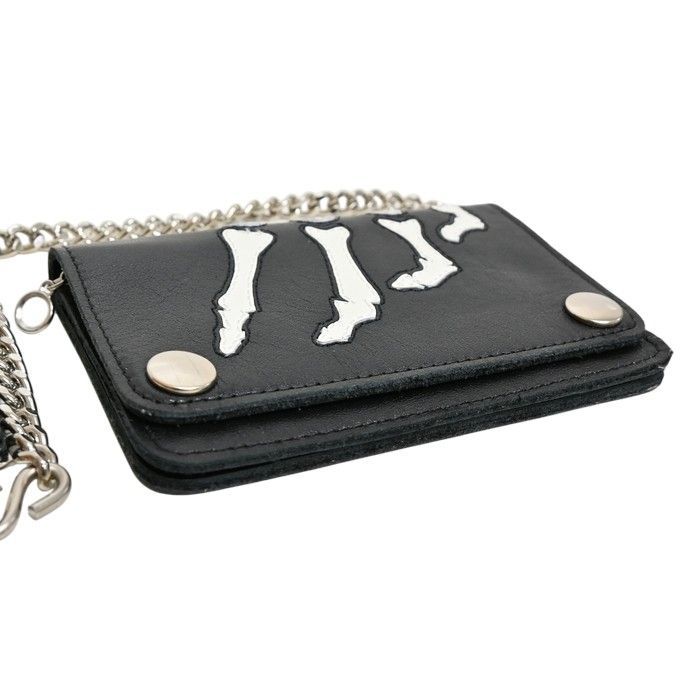 バンソン VANSON アメリカ製 レザー トラッカー ウォレット Bones 財布 ボーン メンズ バイカー バイク