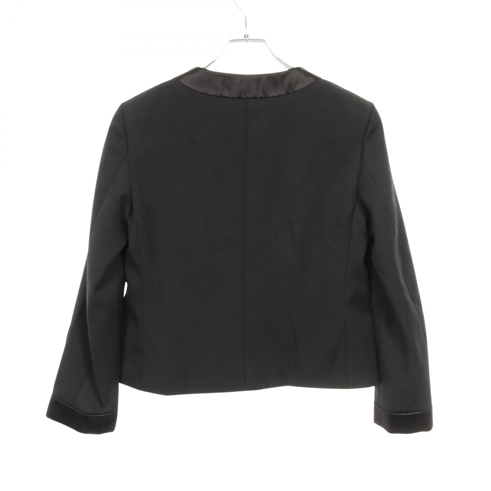 シャネル CHANEL ノー ジャケット ココマークボタン ウール ジャケット レディース Used A