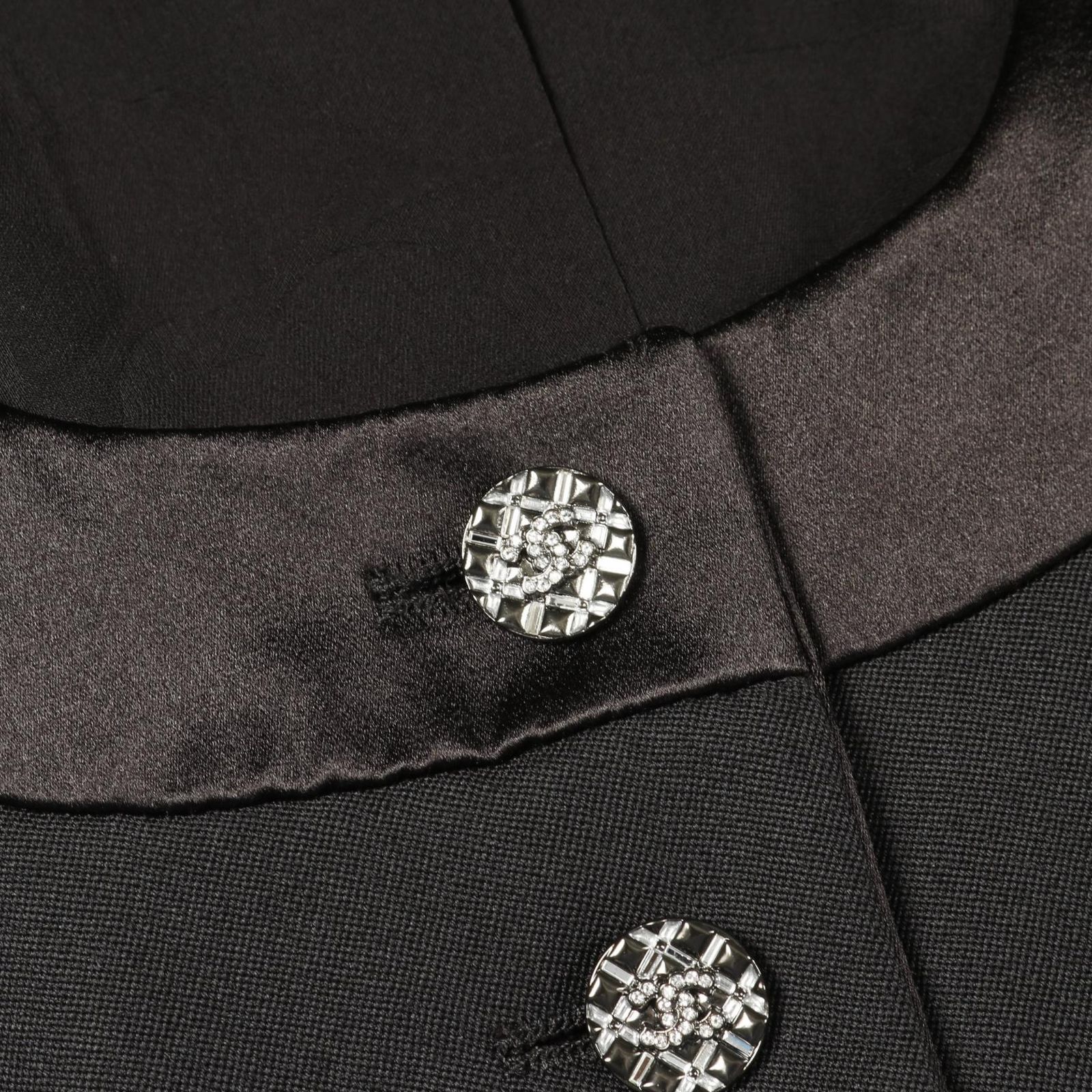 シャネル CHANEL ノー ジャケット ココマークボタン ウール ジャケット レディース Used A GULLKHAN_COM