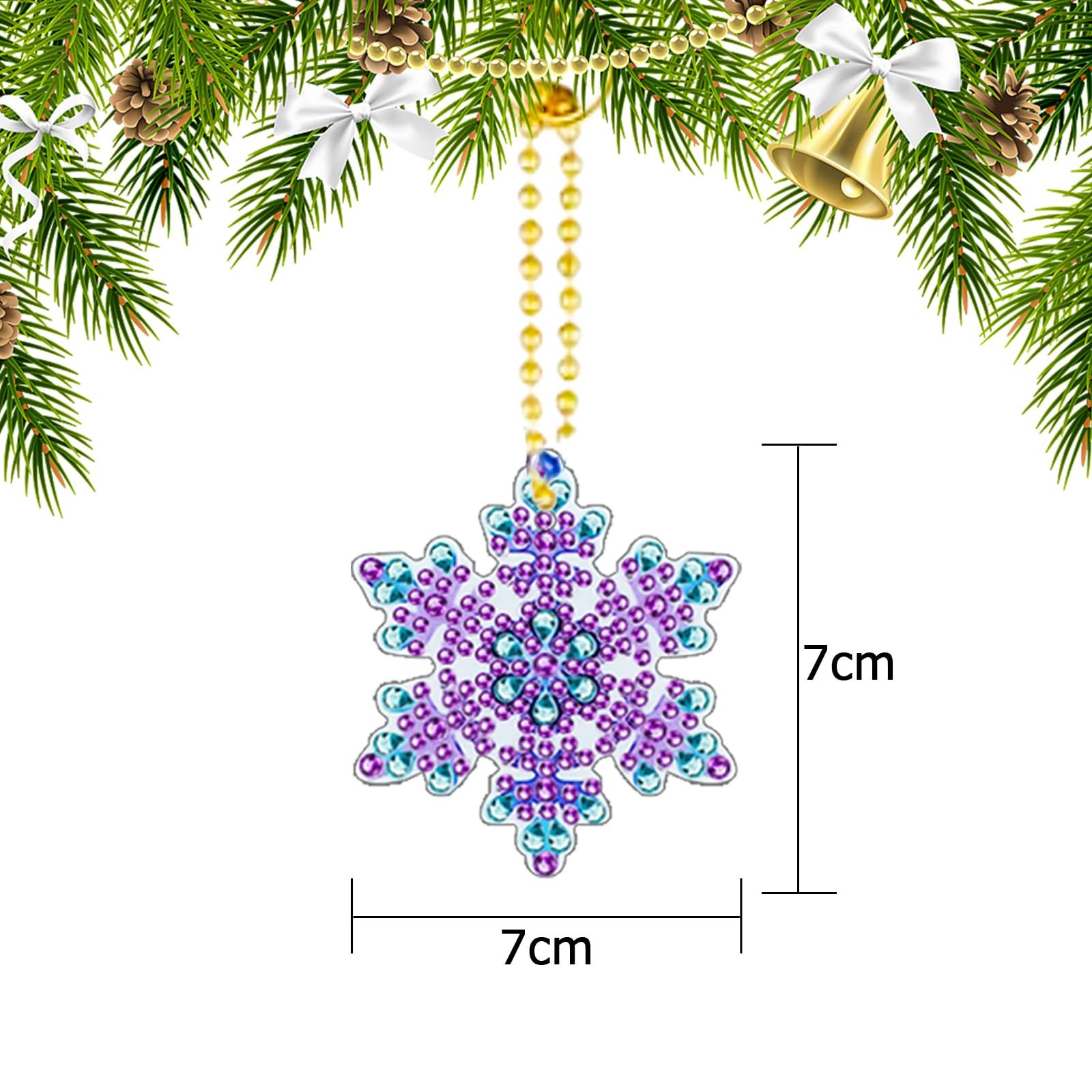 ダイヤモンドアート　完成品　　　　　 クリスマスキーホルダー12個 楽天市場】ダイヤモンドアート キーホルダー 制作キット ダイヤモンド