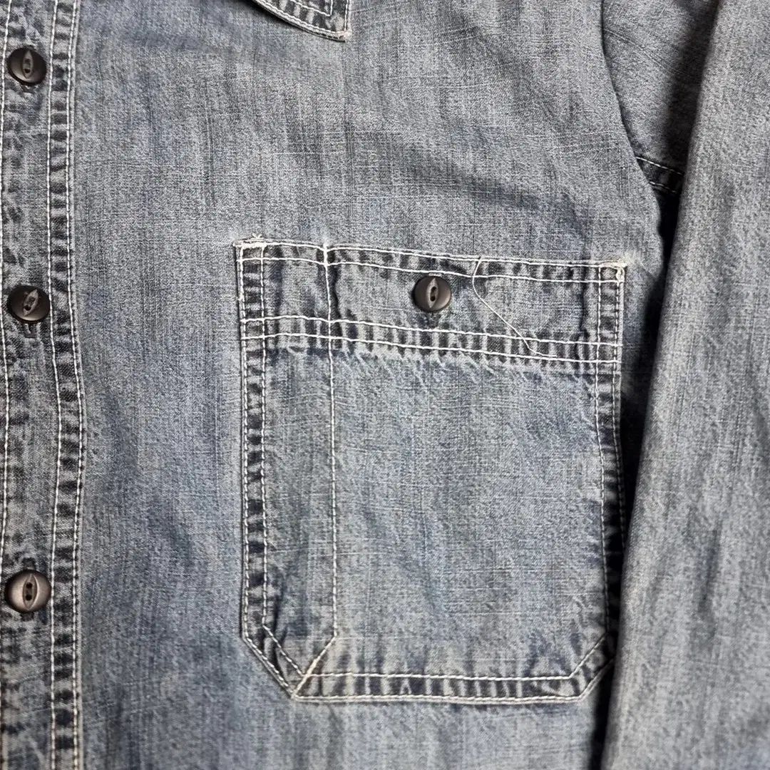 DENIM ヴィンテージ シャンブレー シャツ 100-105