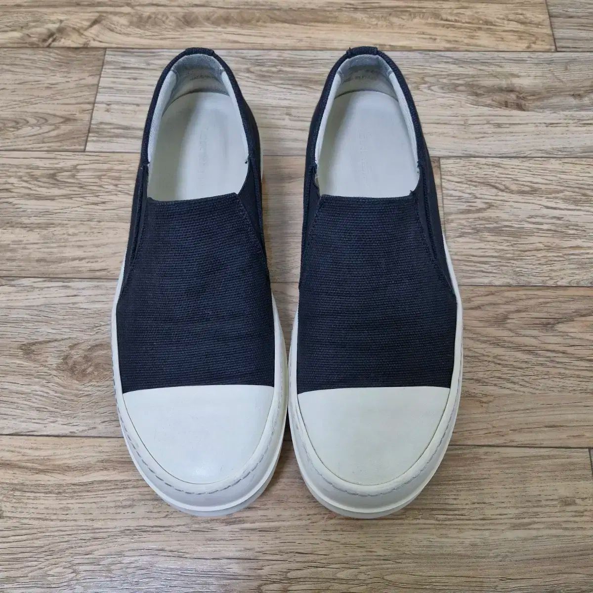 42 5 リックオウエンス DRKSHDW ダークシャドウ スリッポン ラモンズ