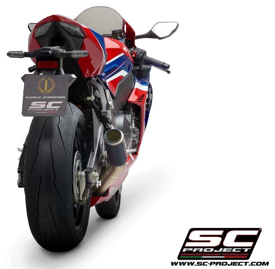 SCプロジェクト スリップオン CR-T＆フルチタンリンクパイプ CBR1000RR-R 20-23 H35-T36T BRIGHTFACE_UK