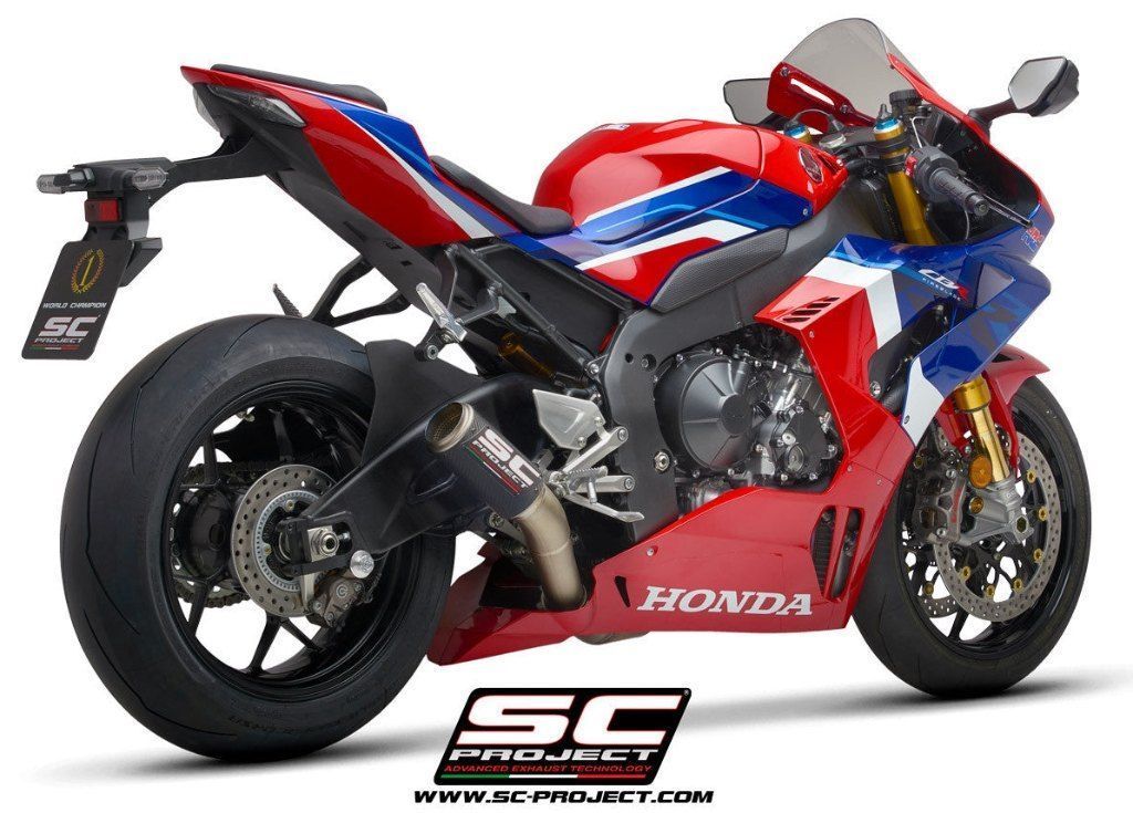 SCプロジェクト スリップオン CR-T＆フルチタンリンクパイプ CBR1000RR-R 20-23 H35-T36T
