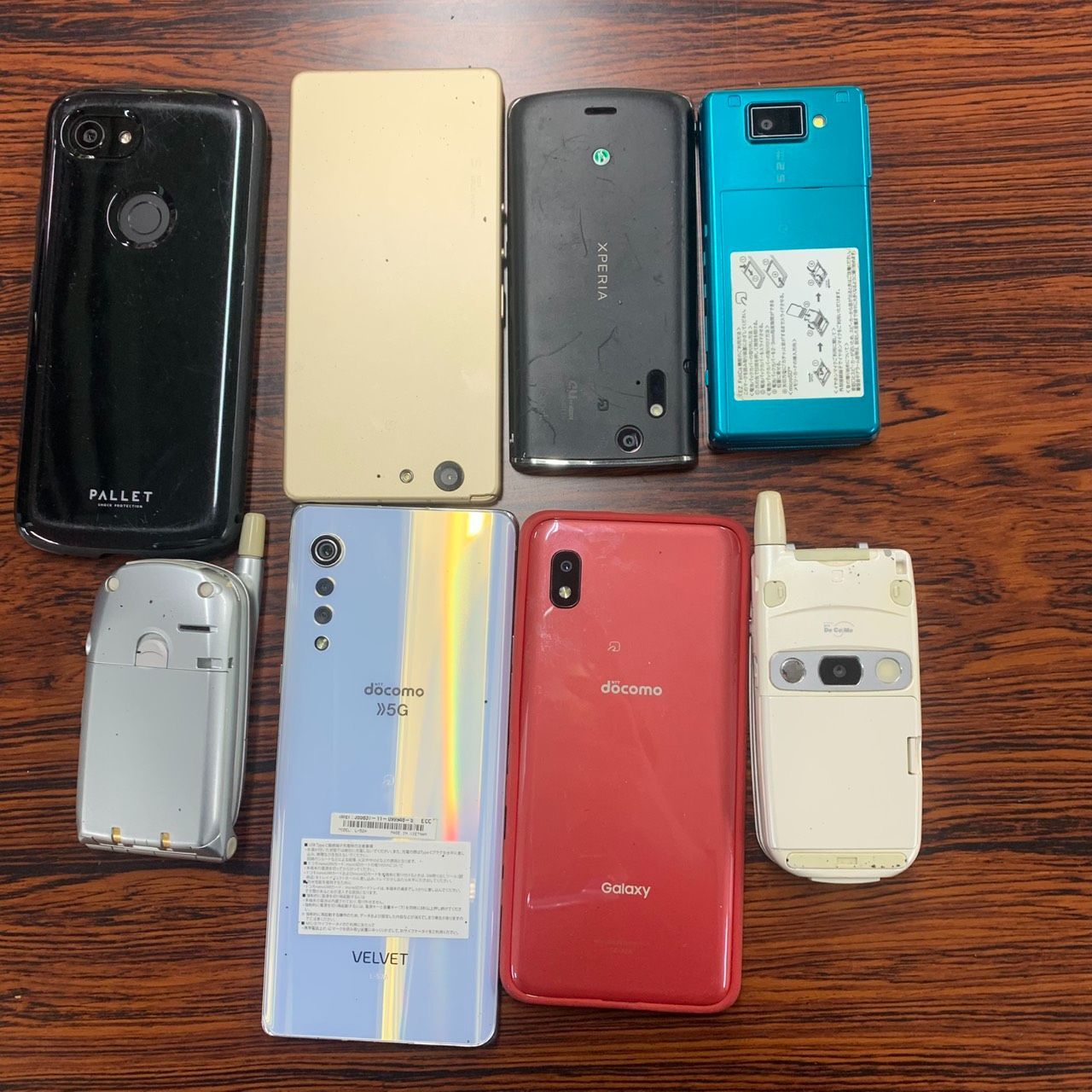 スマホ ガラケー まとめ売り 8点セット 動作未確認