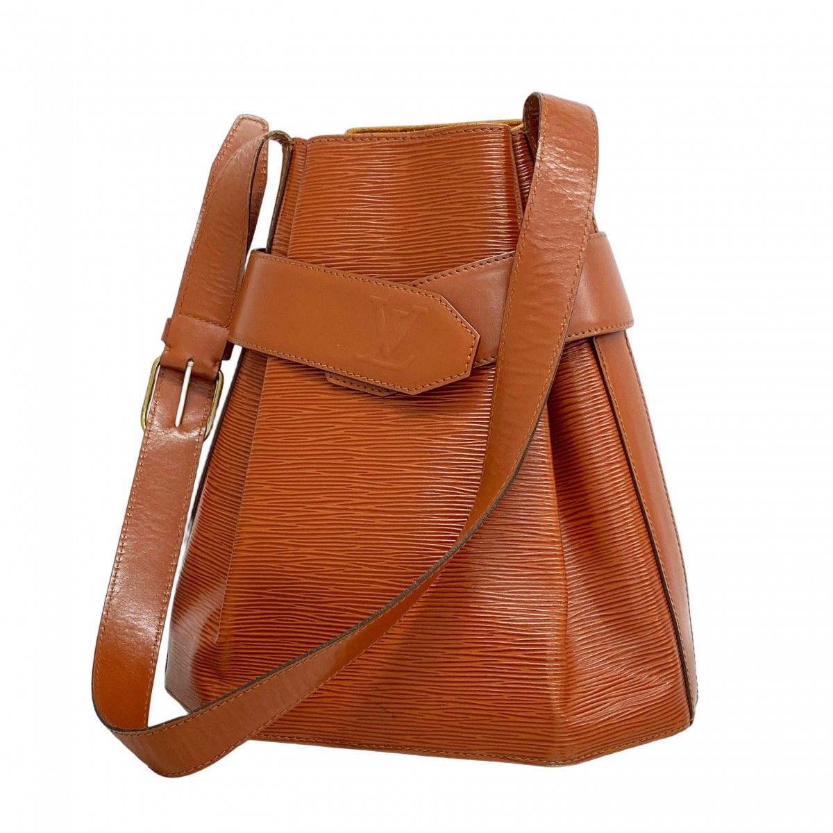 5me5922 ルイヴィトン ショルダーバッグ エピ サックデポールPM M80203 ケニアブラウン レディース