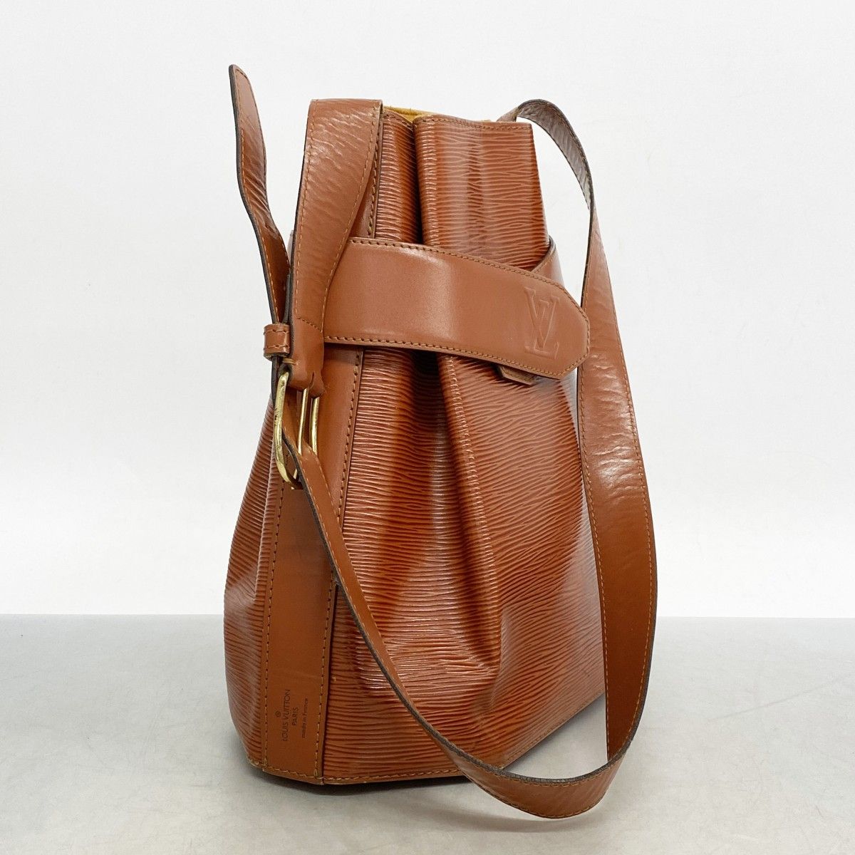 5me5922 ルイヴィトン ショルダーバッグ エピ サックデポールPM M80203 ケニアブラウン レディース
