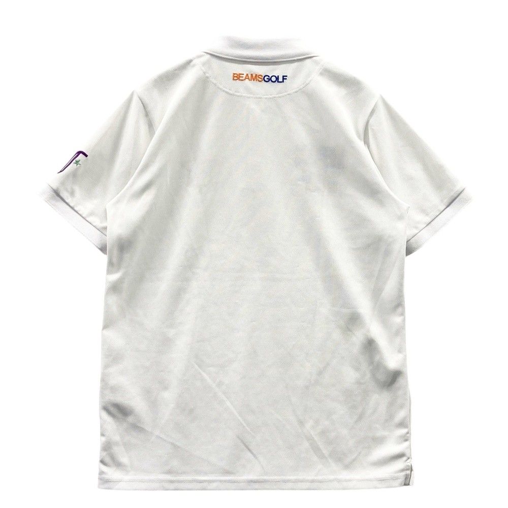 サイズ M BEAMS GOLF ビームスゴルフ 半袖ポロシャツ ホワイト系 240101543342 ゴルフウェア メンズ ストスト