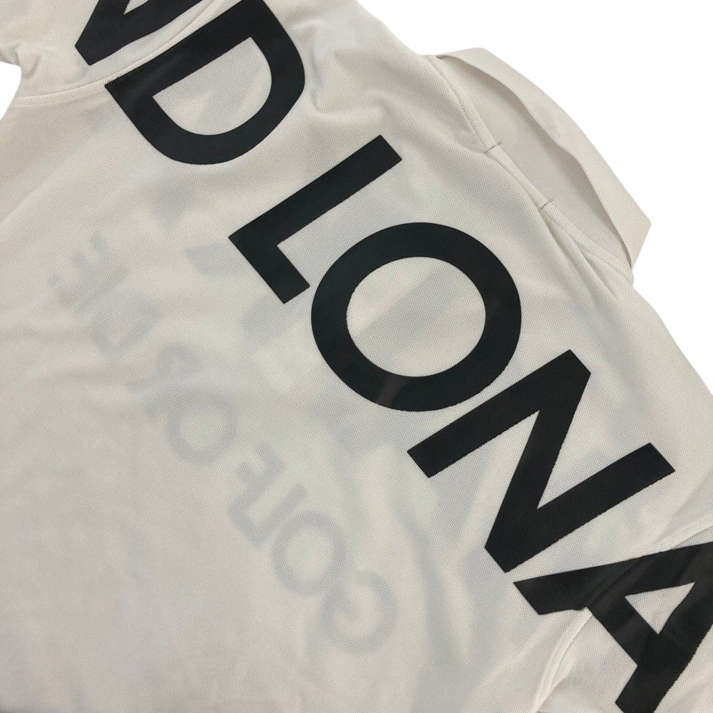 サイズ 46 MARK-LONA マークアンドロナ 半袖ポロシャツ ビッグロゴ ホワイト系 240101544369 ゴルフウェア メンズ ストスト LLC-HASEGAWATOSO_COM