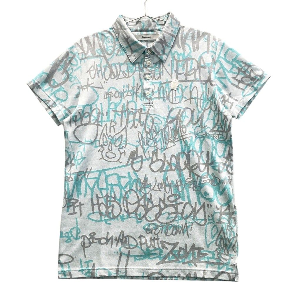 美品 RUSSELUNO ラッセルノ メンズ 総柄 半袖シャツ 4 【公式通販】