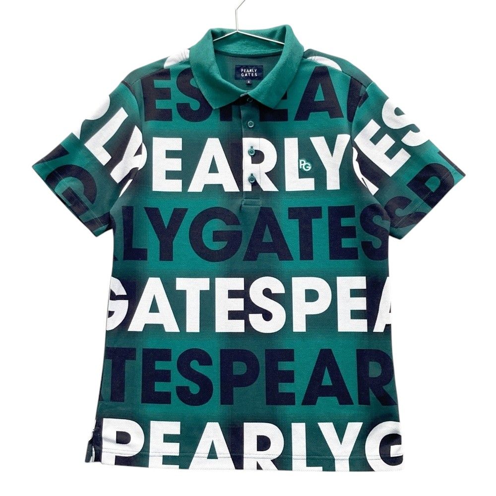 パーリーゲイツ ポロシャツ メンズサイズ6 パーリーゲイツ蛍光グリーン