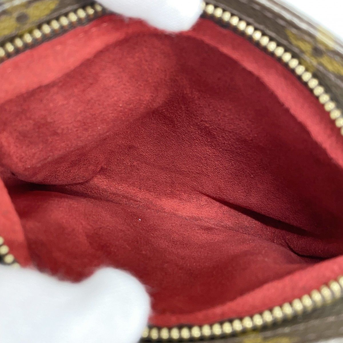 5me5930 ルイヴィトン ポーチ モノグラム パルティシオン M51901 ブラウン レディース DECORATOM_COM_BR