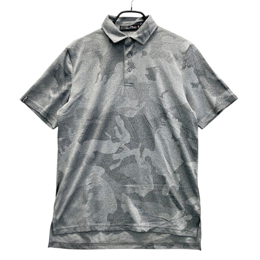 サイズ SP RLX ラルフローレン 半袖ポロシャツ 迷彩柄 カモフラ グレー系 240101547084 ゴルフウェア メンズ ストスト