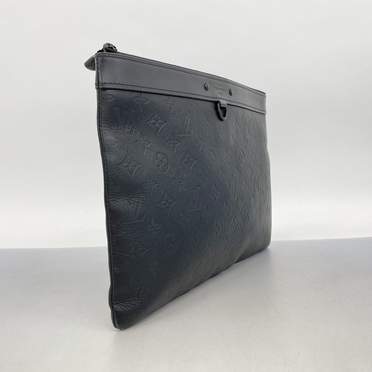 5me5936 ルイヴィトン クラッチバッグ モノグラム シャドウ ポシェットディスカバリー M62903 ブラック メンズ