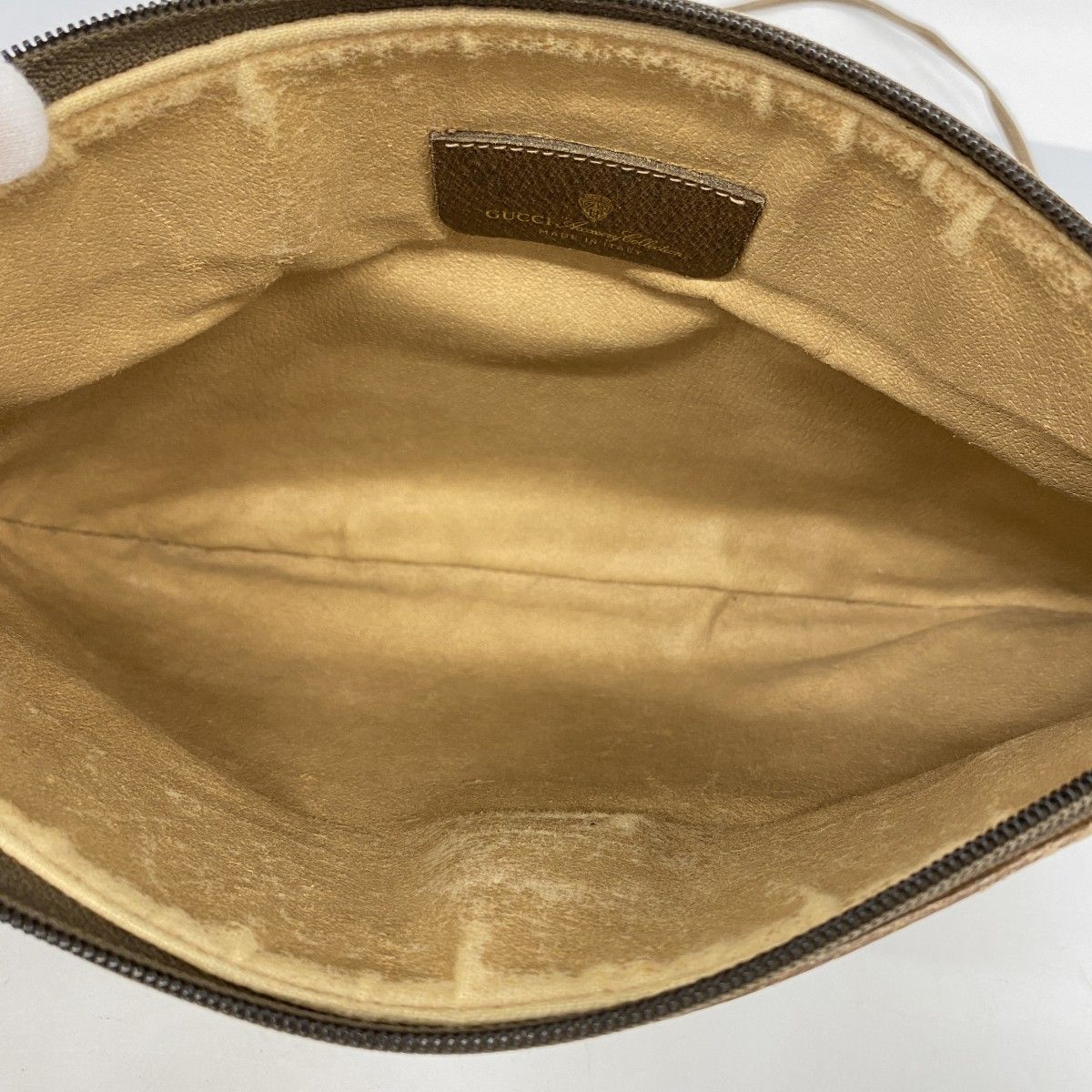 5me5954 グッチ ショルダーバッグ GGスプリーム シェリーライン 39 02 026 PVC ブラウン ゴールド金具 レディース DECORATOM_COM_BR