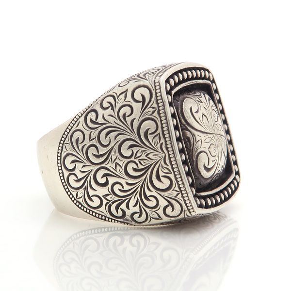 ANTIDOTE BUYERS CLUB マフィアリング Engraved Mafia Ring シルバー