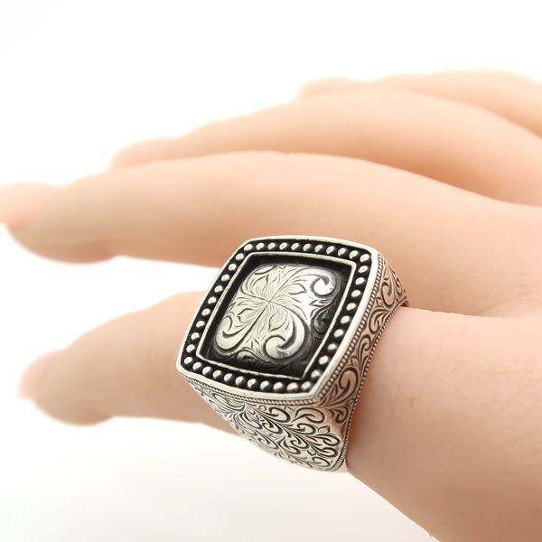ANTIDOTE BUYERS CLUB マフィアリング Engraved Mafia Ring シルバー