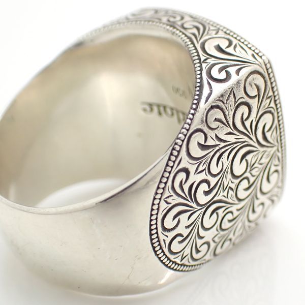ANTIDOTE BUYERS CLUB マフィアリング Engraved Mafia Ring シルバー