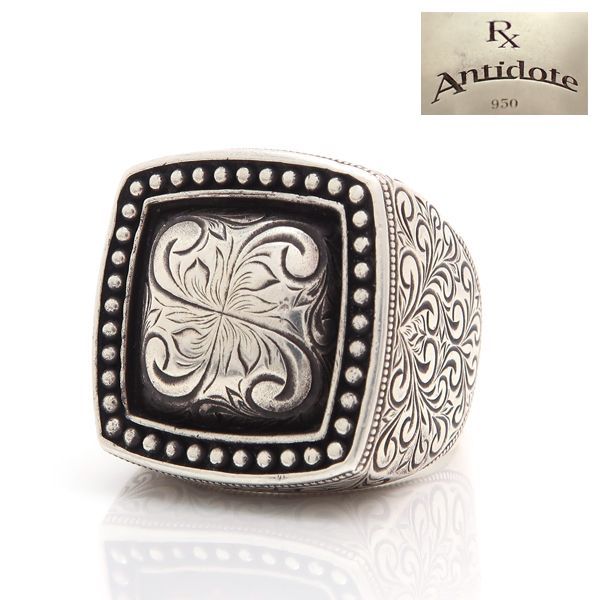 ANTIDOTE BUYERS CLUB マフィアリング Engraved Mafia Ring シルバー