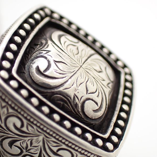 ANTIDOTE BUYERS CLUB マフィアリング Engraved Mafia Ring シルバー