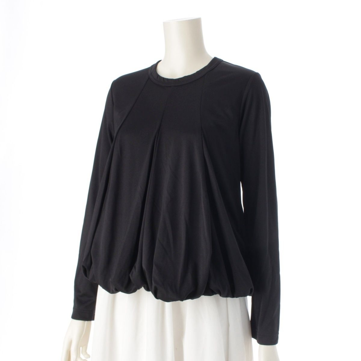 コムデギャルソン AD 2020 20 AW ダブルフェイス バルーン 変形 長袖Ｔシャツ ロンT カットソー トップス GF-T 023 ブラック XS