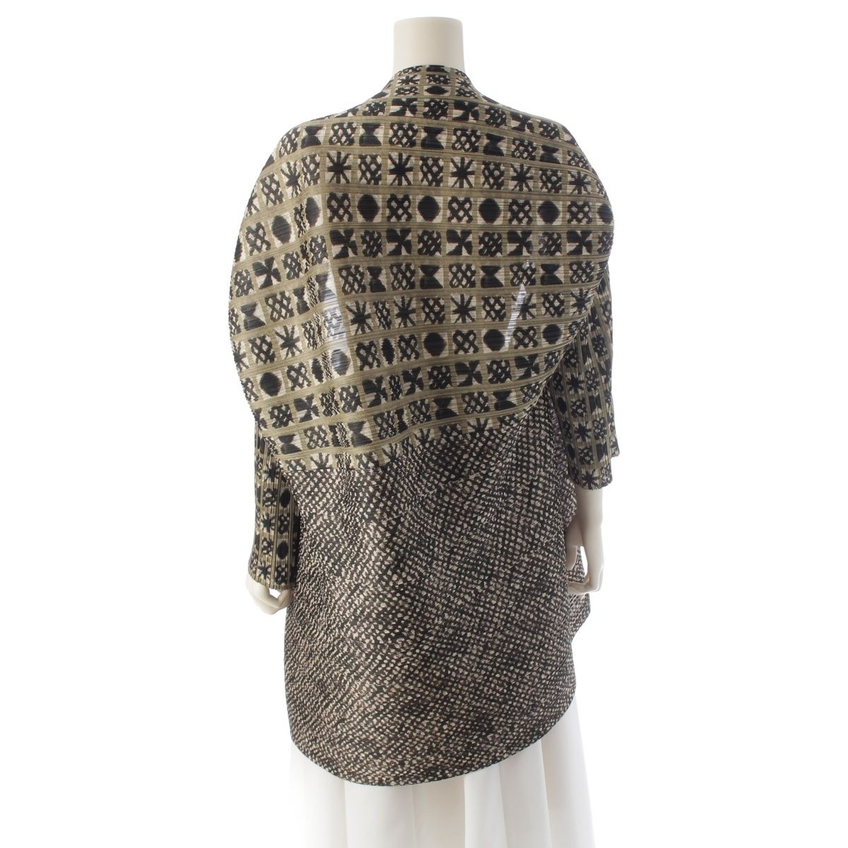 イッセイミヤケ 幾何学柄