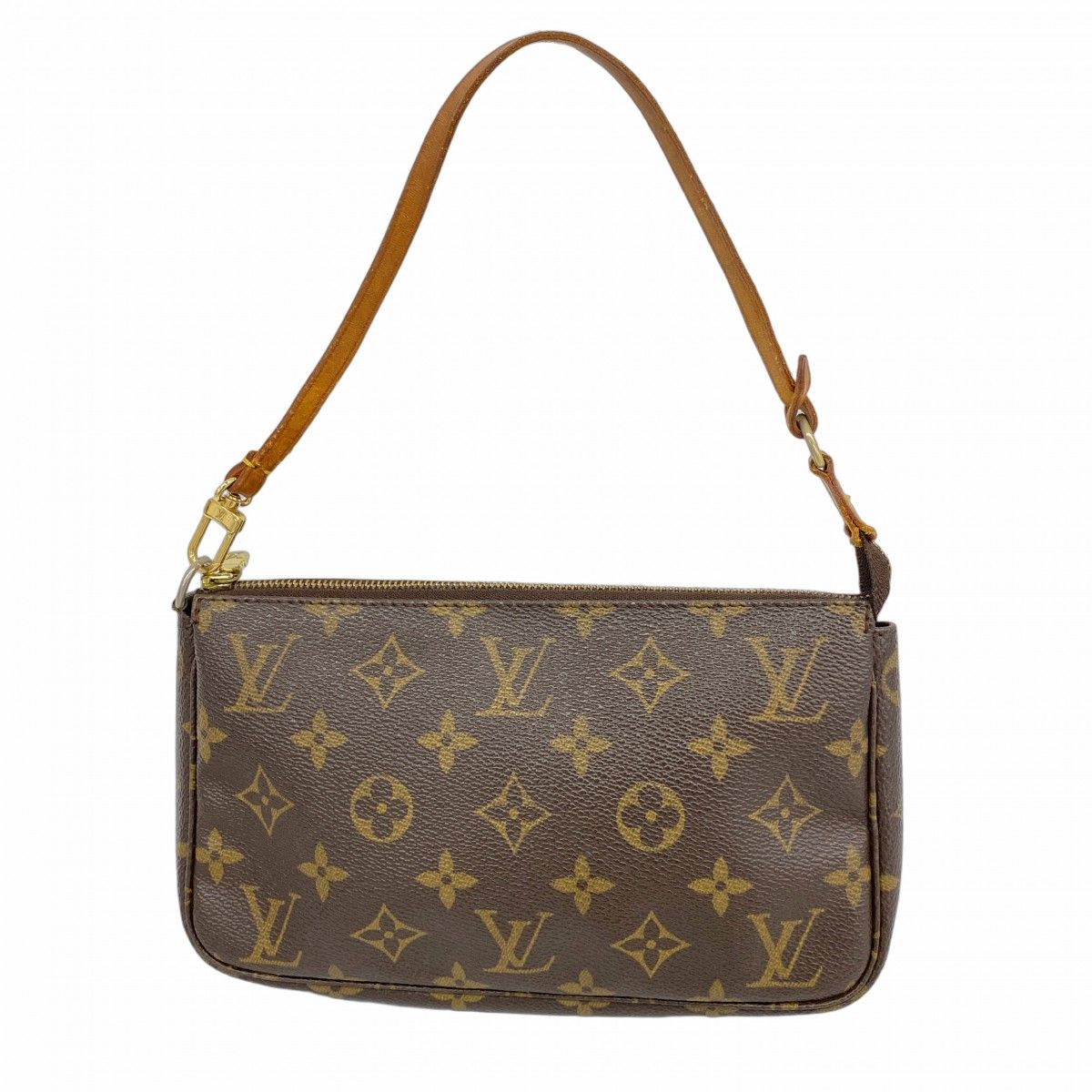 5me6134 ルイヴィトン ポーチ モノグラム ポシェットアクセソワール M51980 ブラウン レディース