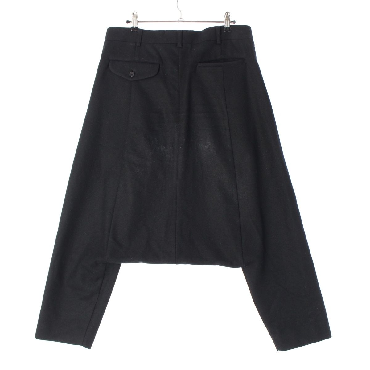 コムデギャルソンオムプリュス ウール AD 2016 サルエル パンツ ボトムス PR-P 077 ブラック XS