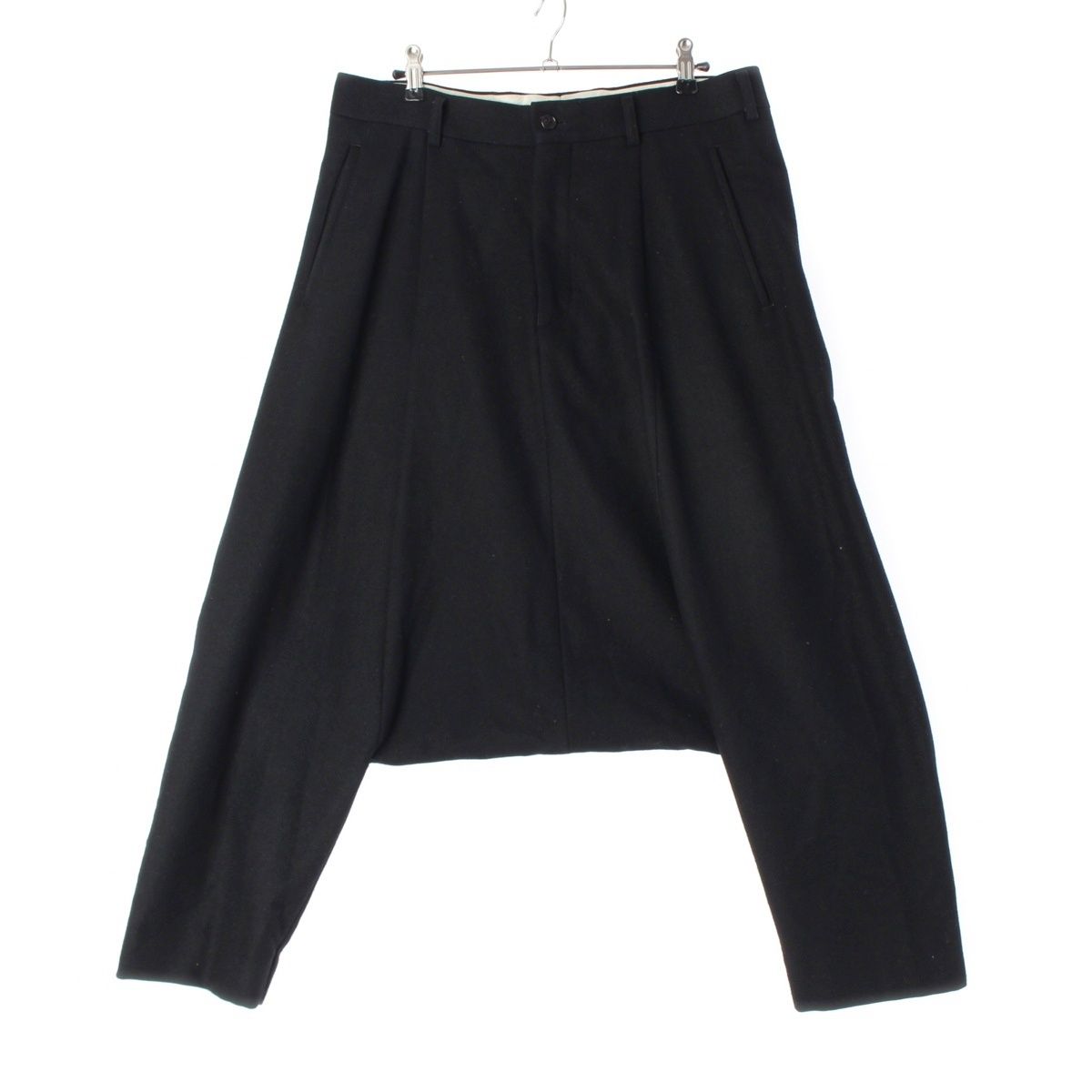 コムデギャルソンオムプリュス ウール AD2016 サルエル パンツ ボトムス PR-P077 ブラック XS